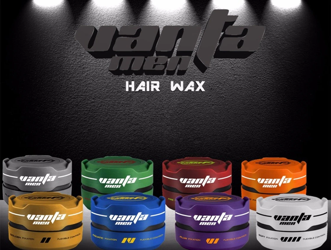 Haar Styling Wax Men- Vanta - 150 Ml. - Aqua Gold - Frisse Geur - Fire Fixation - Afbeelding 2