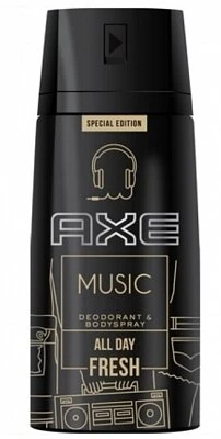Axe Music All Day Fresh Deodorant & Body Spray 150ml