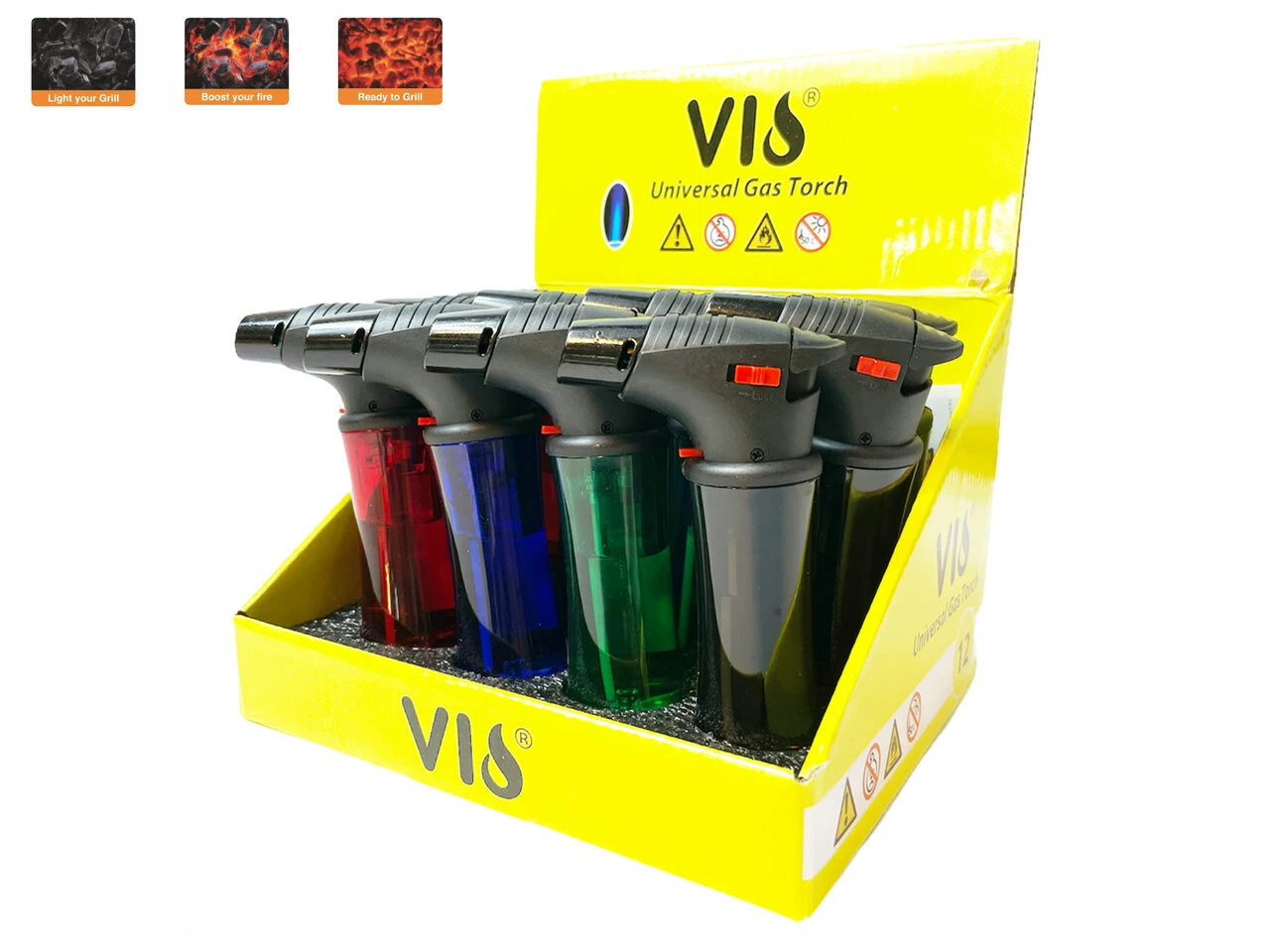 Creme Brulee Brander - Turbo Wind Aanstekers - Crème Brûlée Brander -12 Stuks - Afbeelding 4