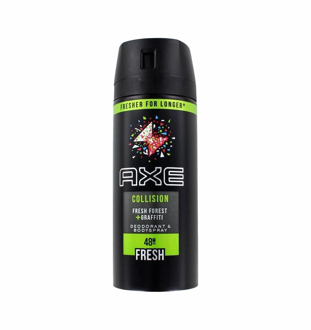 Axe Collision 48h Fresh - Deodorant & Body Spray - Fresh Forest & Graffiti 150ml