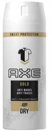 Axe Gold Dry 48h Fresh - Deodorant & Body Spray - Anti Transparant 150ml