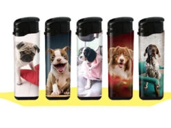 Unilite Aansteker 50 In Tray Met Honden Print