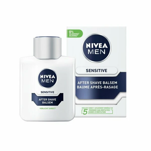 NIVEA MEN SENSITIVE AFTERSHAVE BALSEM 100ml - 0% Alcohol