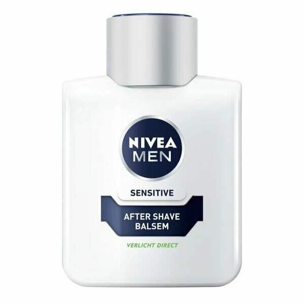 NIVEA MEN SENSITIVE AFTERSHAVE BALSEM 100ml - 0% Alcohol - Afbeelding 2