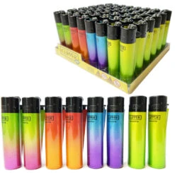 Clipper Aanstekers- 48 Stuks- Crystal Vuursteen Aansteker - Na Vulbaar