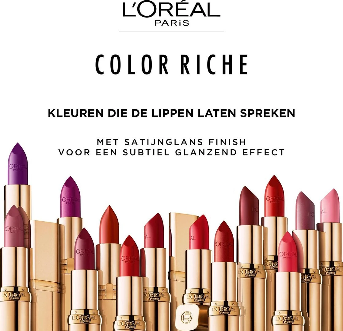 L'Oreal L’Oréal Paris Color Riche Lippenstift - 630 Beige A Nude - Afbeelding 4