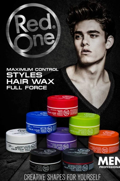 Red One Matte Full Force - Maximum Control - Matte Hair Wax 150 Ml Green - Afbeelding 2
