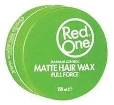 Red One Matte Full Force - Maximum Control - Matte Hair Wax 150 Ml Green - Afbeelding 3