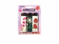 Aanstekers Blister Van 3 Stuks Bloemen.