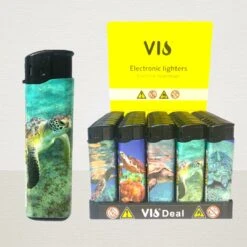 Klik Aanstekers Schildpadden Print 50 Stuks